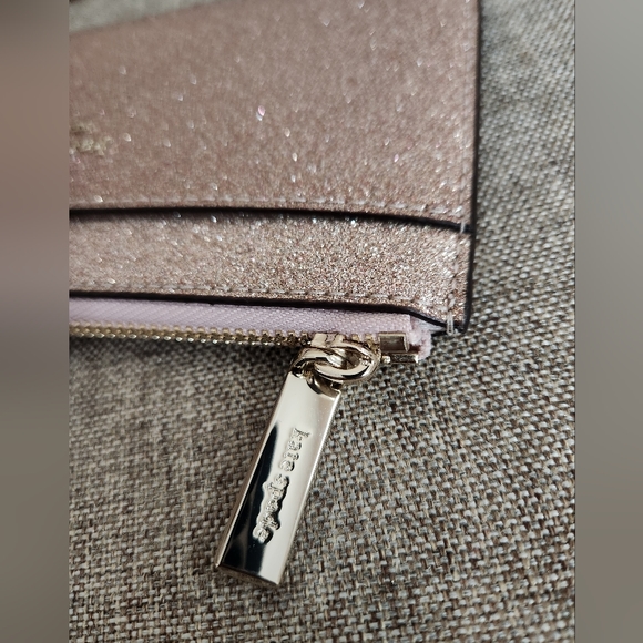NWT Kate Spade rose gold handbag and glitter wallet set - Picture 7 of 12